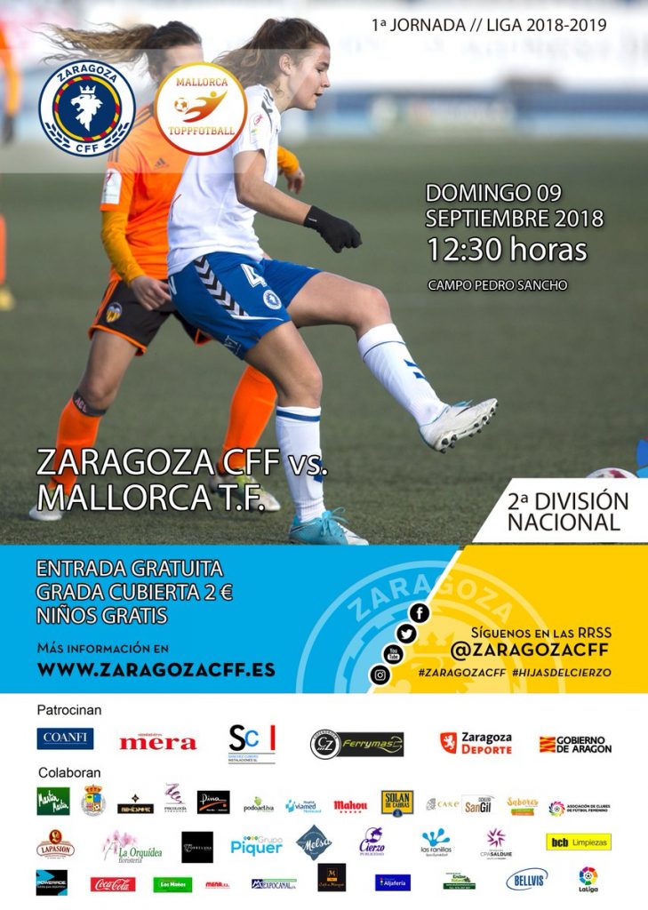 Previa 2ª Division Femenina Zaragoza Club De Futbol Femenino Fc