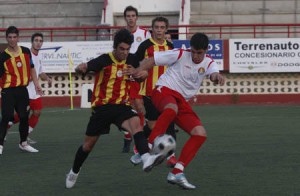 Imagen de un partido disputado por el Eivissa en la Liga Nacional Juvenil.  MOISÉS COPA