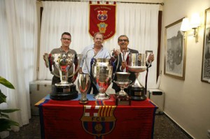 Las Peñas barcelonistas de Baleares se reunieron en Formentera ante la presencia de las cinco copas