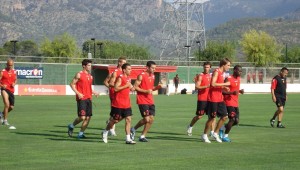 Entrenamiento matinal del equipo