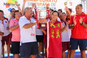 Murcia recibe el trofeo de Campeona de España