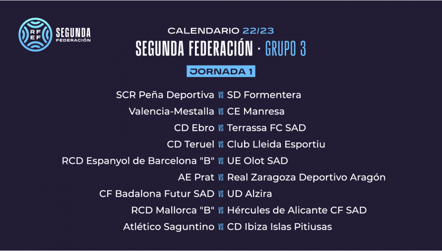 Federacion balear de futbol calendario