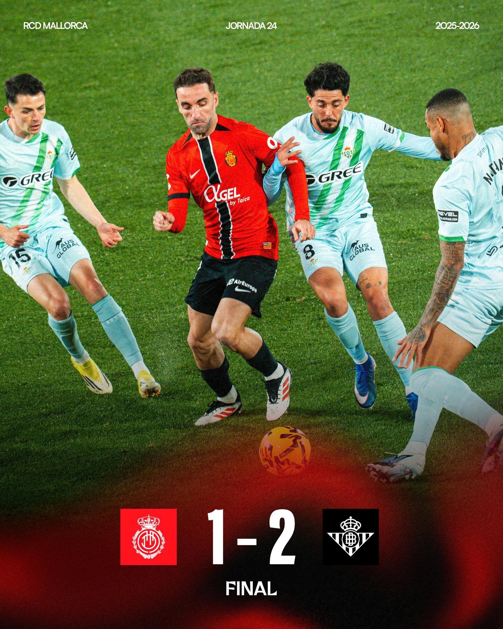 Crónica 1ª División: RCD Mallorca 1-2 Real Betis Balompié - Primera ...